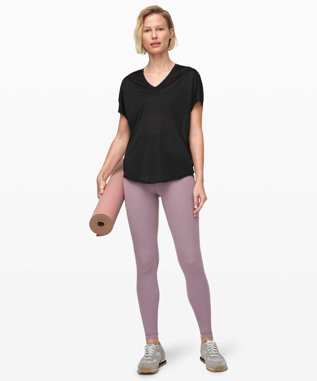 The Butter Soft Legging in Frosted Mulberry