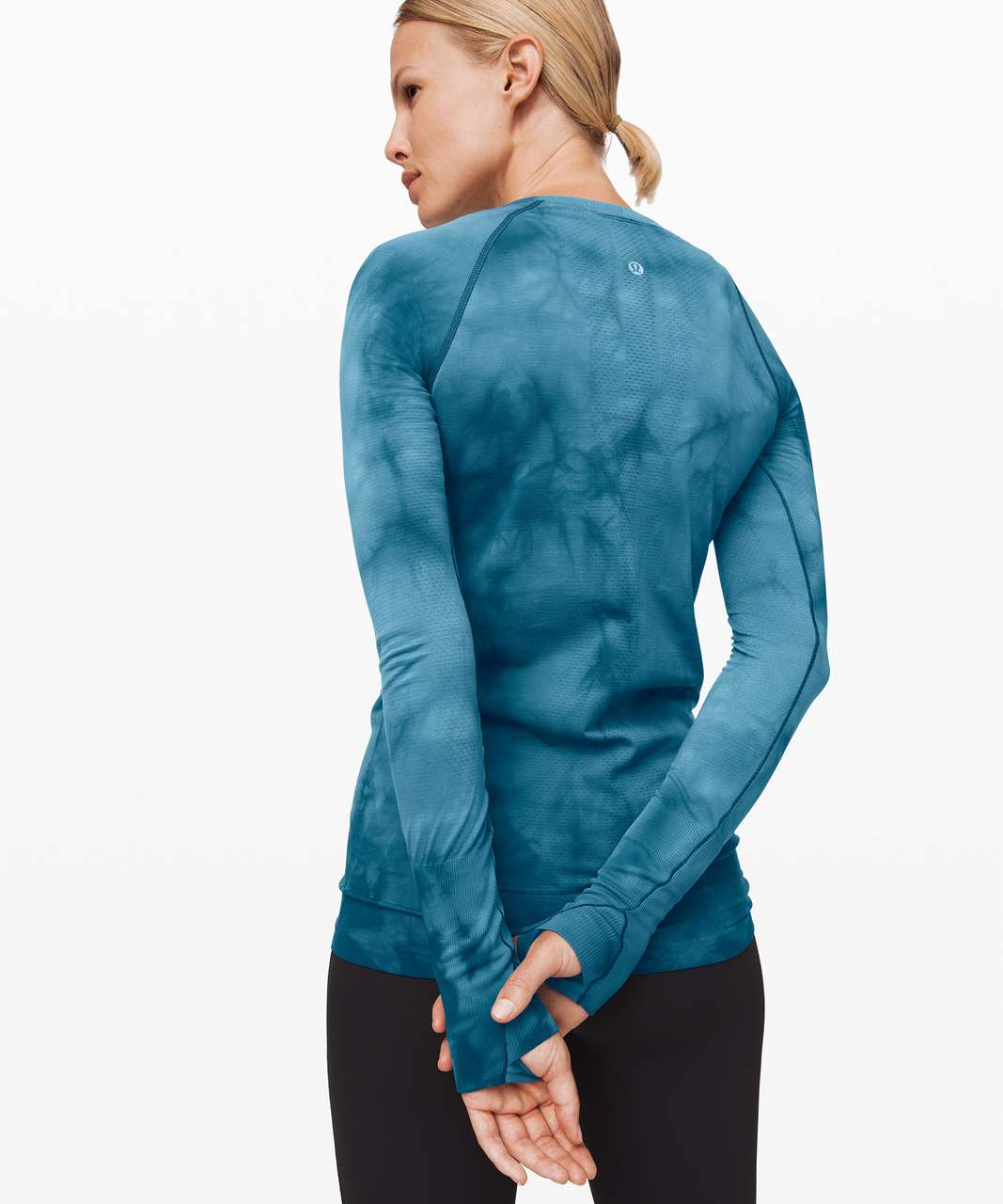 Lululemon Swiftly Speed Long Sleeve *Marble Dye - Night Diver