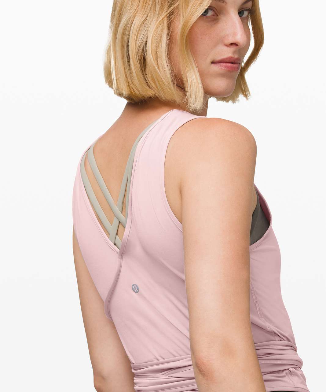 Lululemon Twist Me Up Crop Tank - Smoky Blush