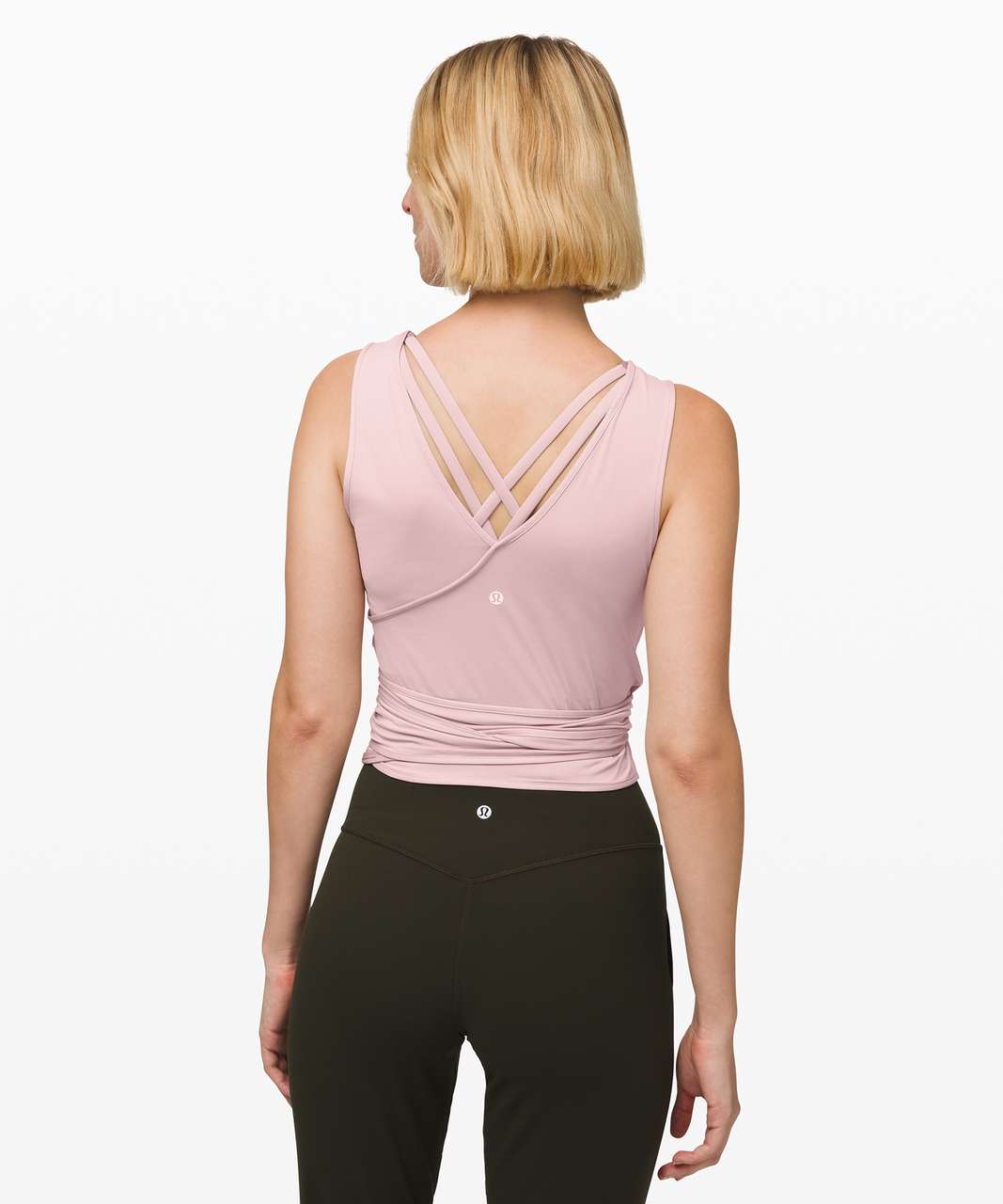 Lululemon Twist Me Up Crop Tank - Smoky Blush