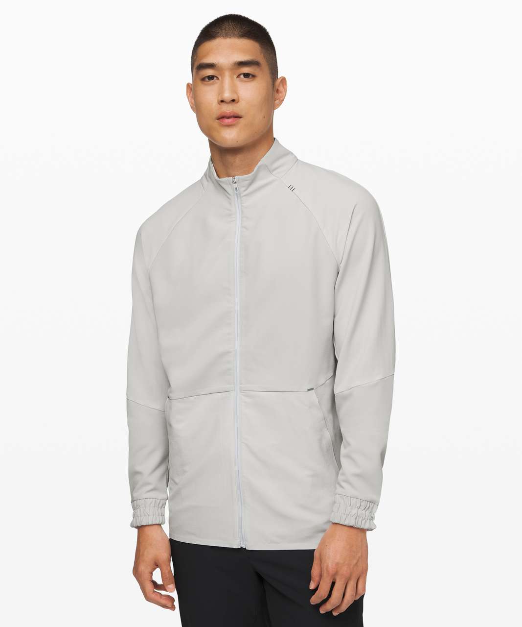 Lululemon License to Train Track Jacket - Alpine White / Heathered Alpine White