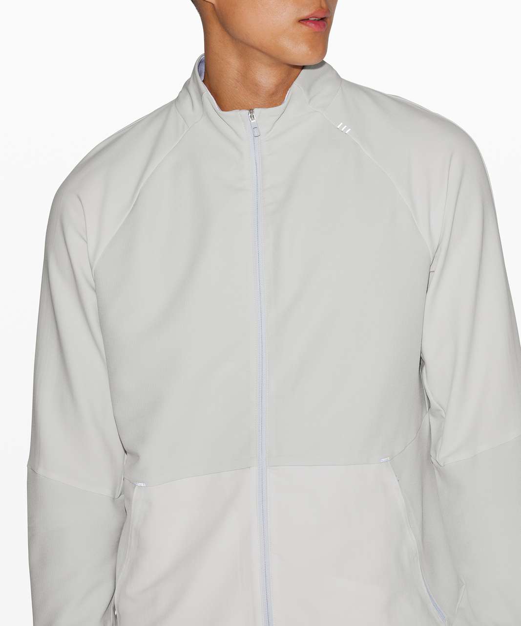 Lululemon License to Train Track Jacket - Alpine White / Heathered Alpine White