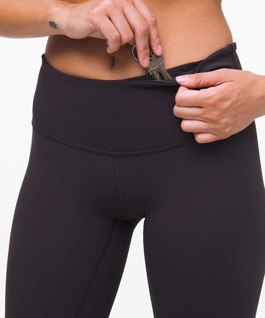 Lululemon Black Wunder Under Crop Low-Rise Capri Leggings Size 6 - $31 -  From Sarah