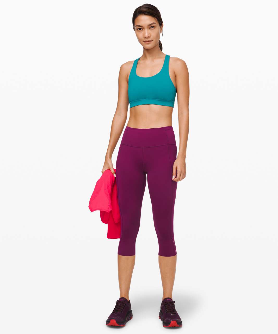 Lululemon Fast and Free Crop II 19" *Nulux - Marvel