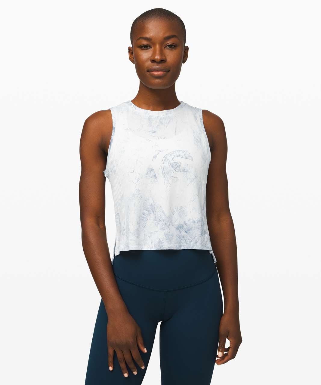 Lululemon Train to Be Tank *Wash - White / Luna - lulu fanatics