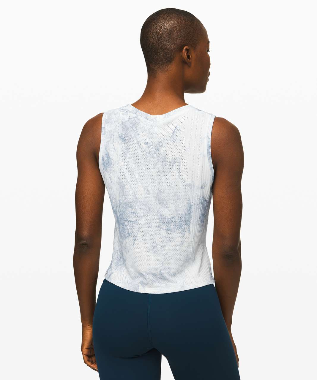 Lululemon Train to Be Tank *Wash - White / Luna - lulu fanatics