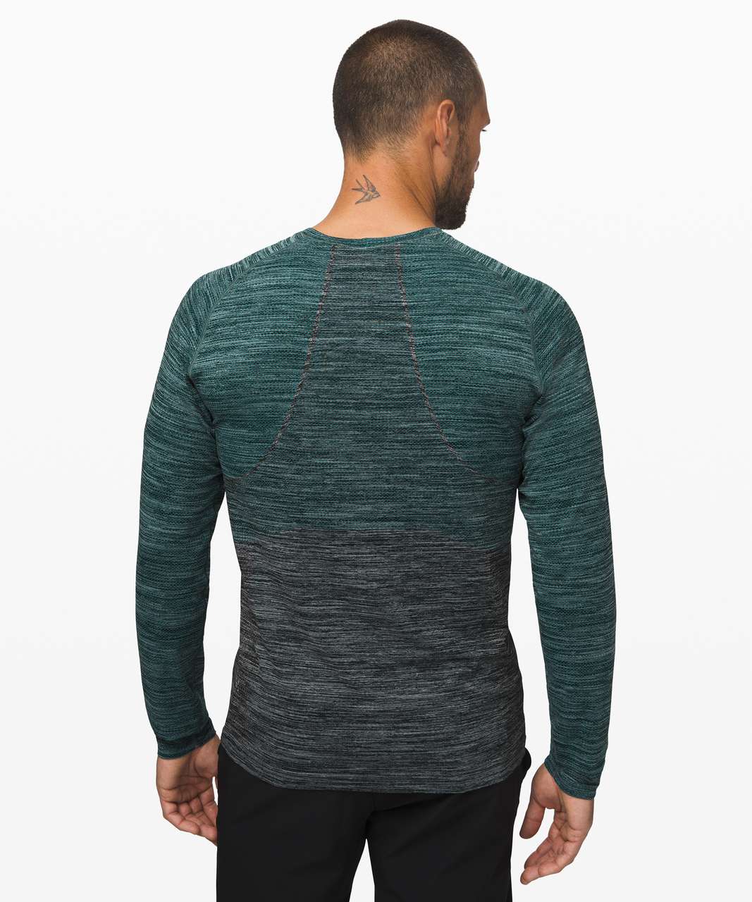 Lululemon Metal Vent Tech Long Sleeve 2.0 - Spirit Green / White / Black