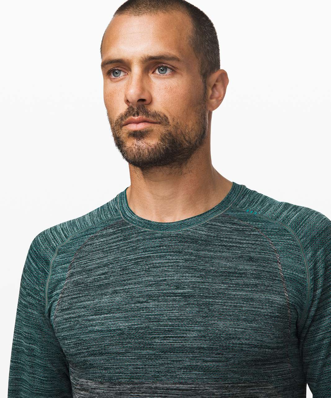 Lululemon Metal Vent Tech Long Sleeve 2.0 - Spirit Green / White / Black