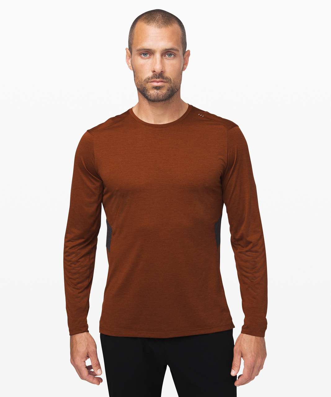 Lululemon Fast and Free Long Sleeve - Heathered Dark Terracotta ...