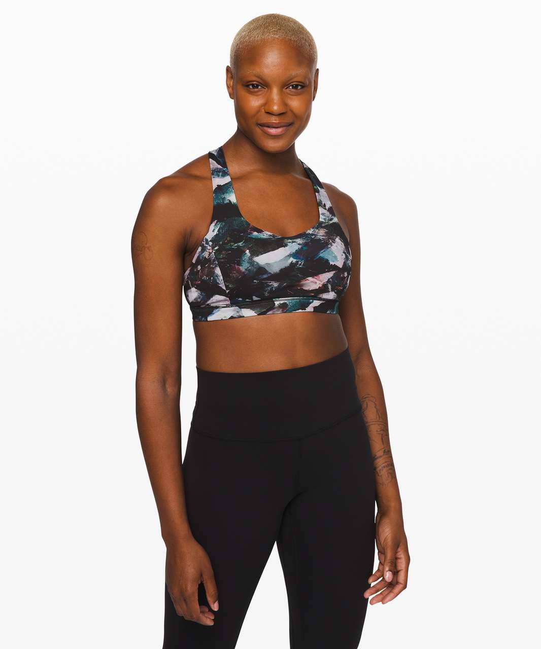 Lululemon Free To Be Serene Bra - Glacier Camo Starlight Multi