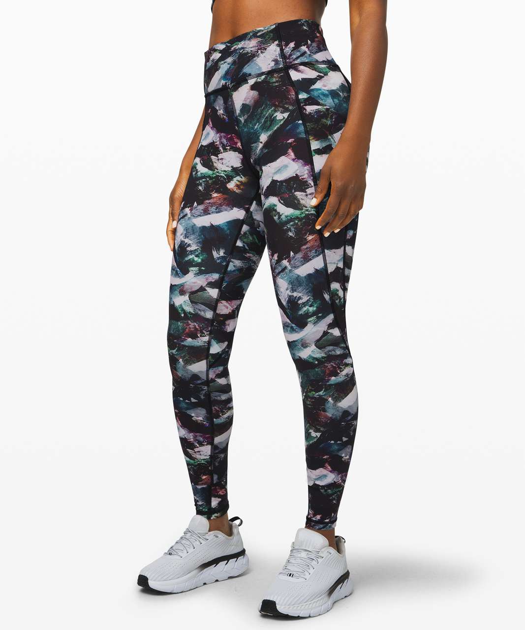 Lululemon Time To Sweat Tight 28" - Glacier Camo Starlight Multi