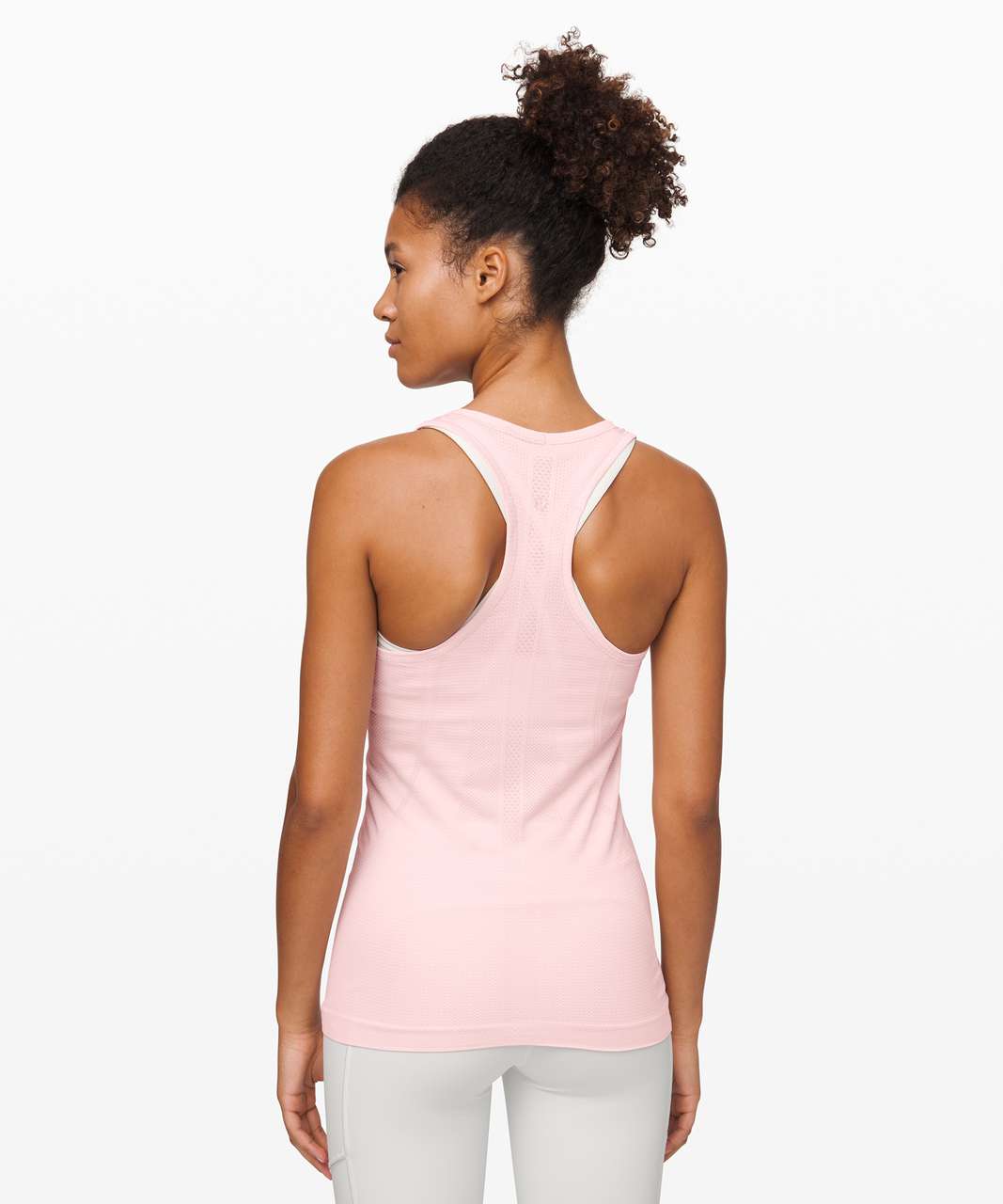 Lululemon Swiftly Tech Racerback - Powdered Rose / Powdered Rose