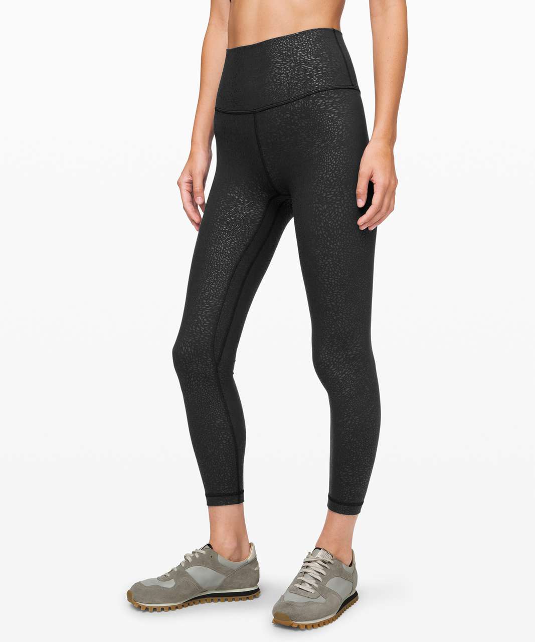 Lululemon Align HR Pant 25” Nulu Size 6 Formulate Emboss Black