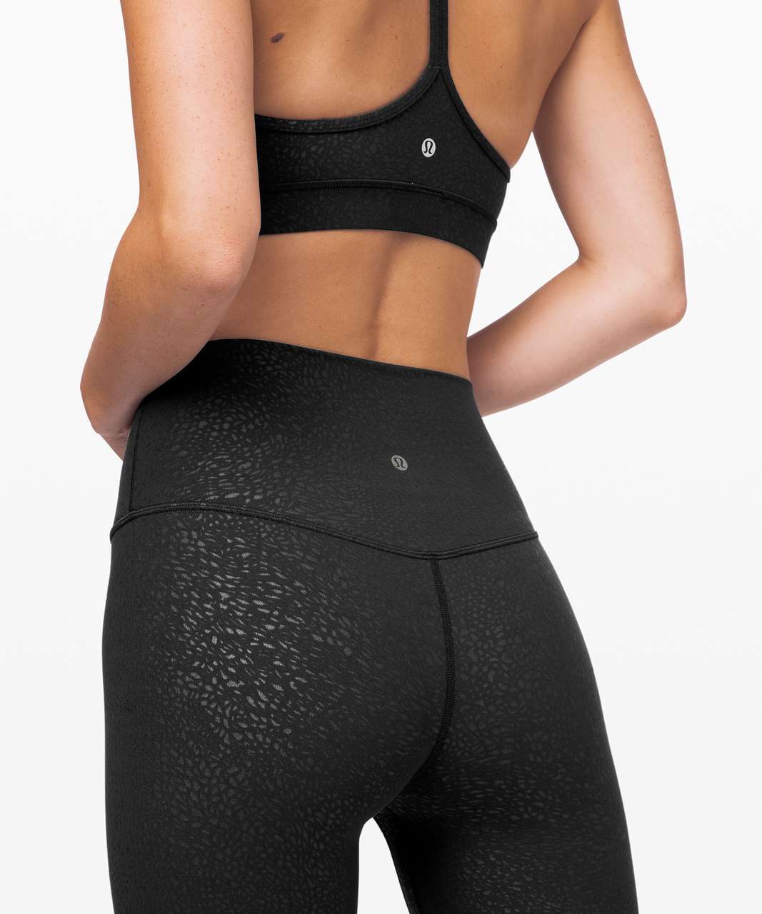 Lululemon Align Pant 28 High-Rise HR Diverge Emboss Black