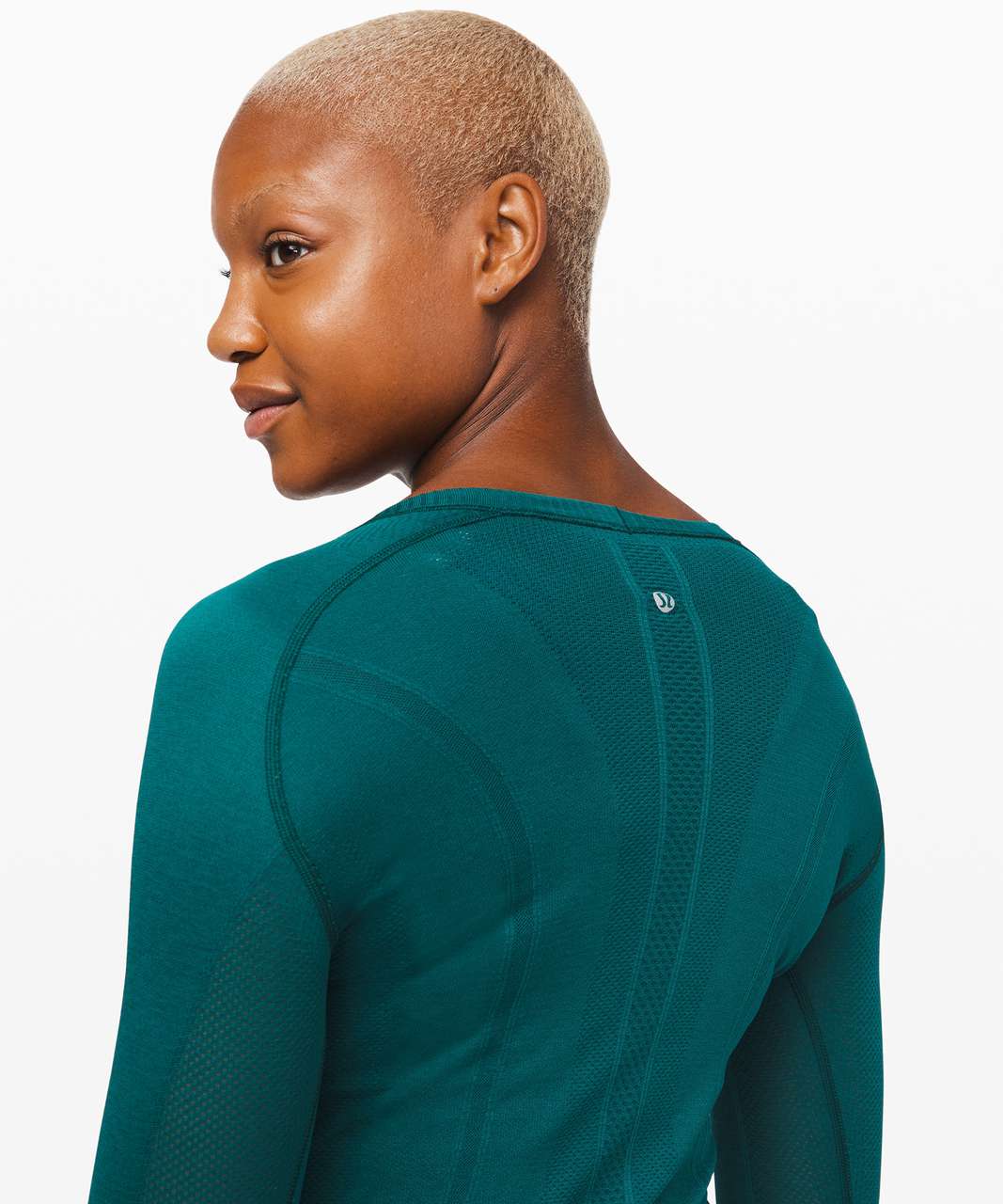 Lululemon Swiftly Tech Long Sleeve Crew - Emerald / Emerald