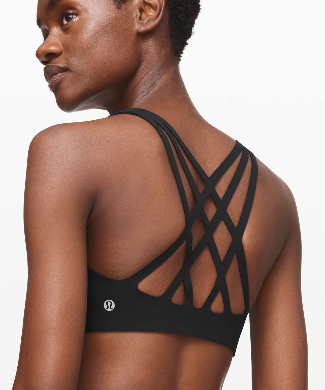 NWOT Lululemon Energy Bra *Strapped Black, SIZE 6