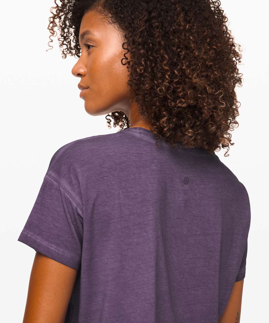 Lululemon Cates Crop Tee *Fade - Washed Purple Ink