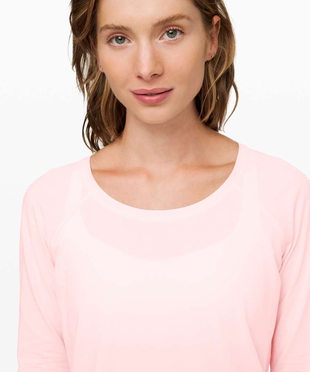 Lululemon Emerald Long Sleeve - Powdered Rose