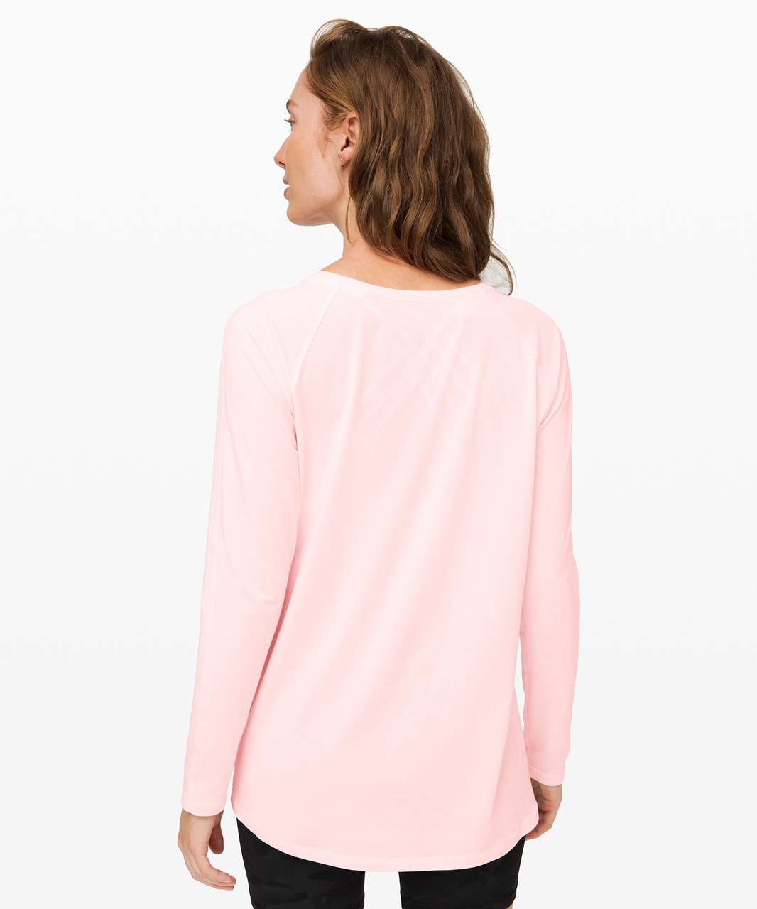 Lululemon Emerald Long Sleeve - Powdered Rose