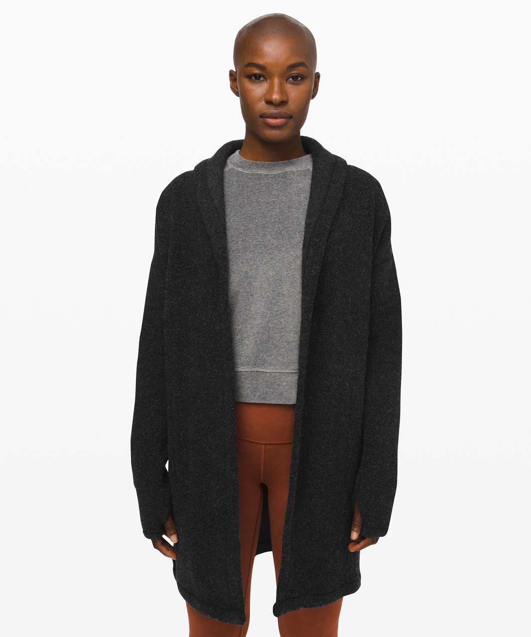 Lululemon Sincerely Sherpa Wrap - Heathered Black