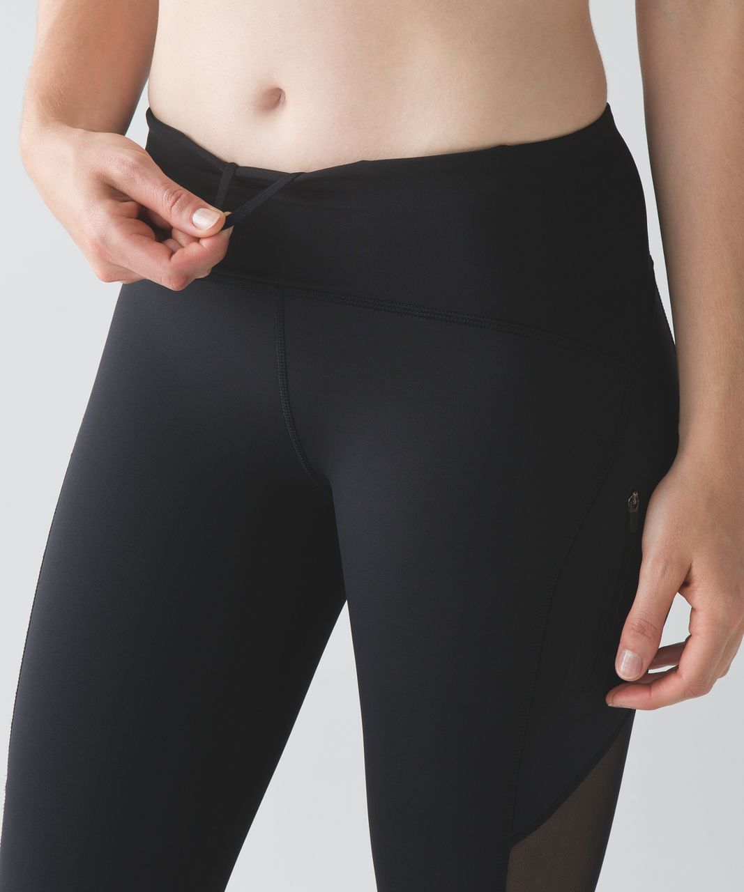 Lululemon Sun Runner Crop - Black - lulu fanatics