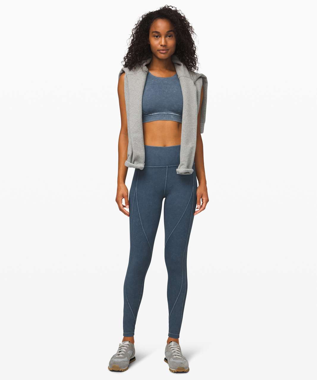 Lululemon Bob and Weave Bra - Washed Night Diver