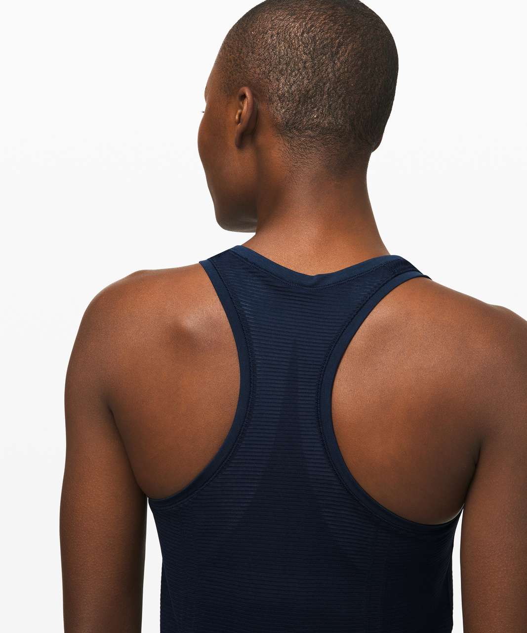 Lululemon Swiftly Speed Racerback *Sheer Stripe - True Navy / True Navy