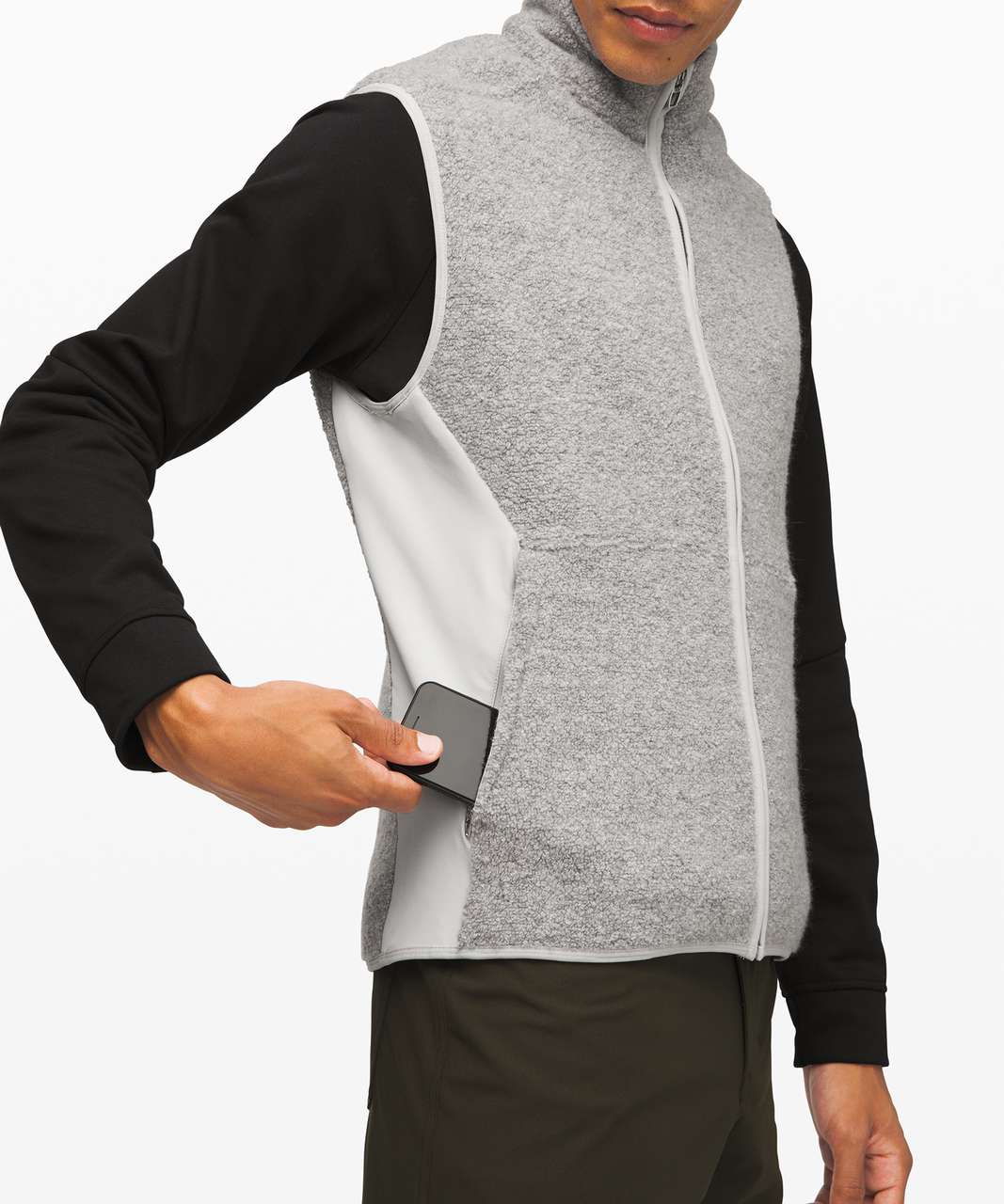 Lululemon Tundra Trek Vest - Heathered Silver Spoon / Silver Spoon