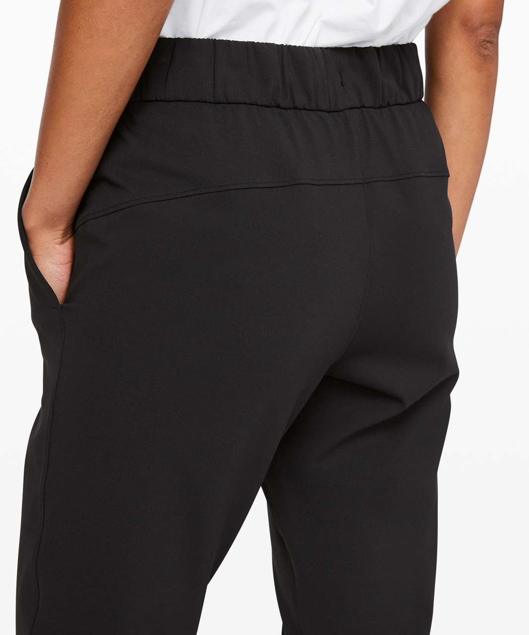 Lululemon On The Fly Pant *28 2 Black Travel 7/8 Length Full-On