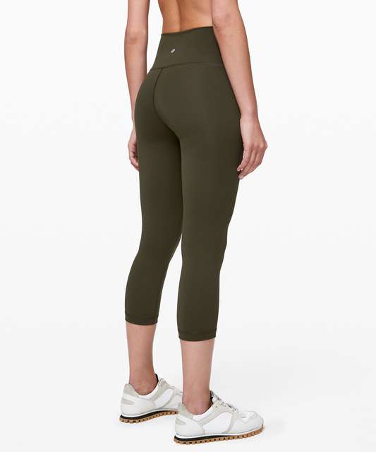 Lululemon Wunder Under Crop (Hi-Rise) - Space Dye Twist Sapphire Blue ...