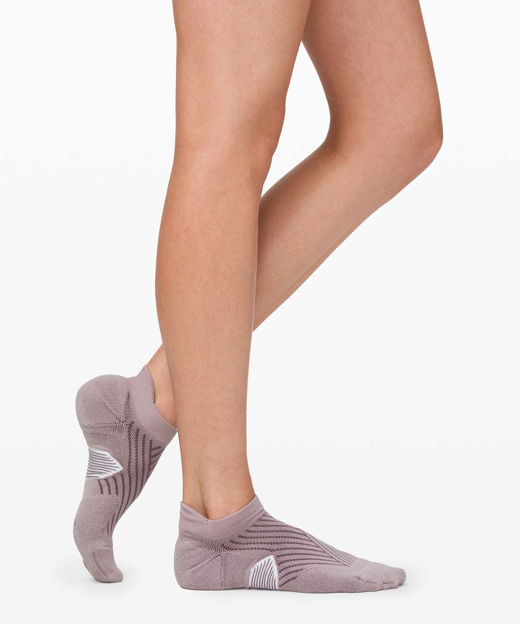 Lululemon Speed Sock *Silver - Smoky Blush / Frosted Mulberry