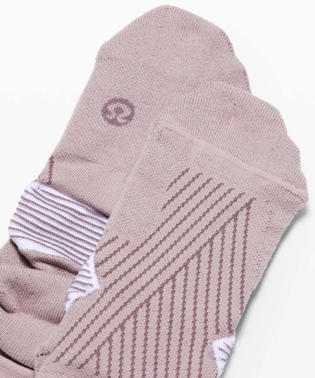 Lululemon Speed Sock *Silver - Smoky Blush / Frosted Mulberry