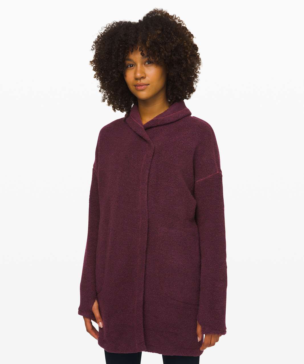 Lululemon Sincerely Sherpa Wrap - Heathered Arctic Plum