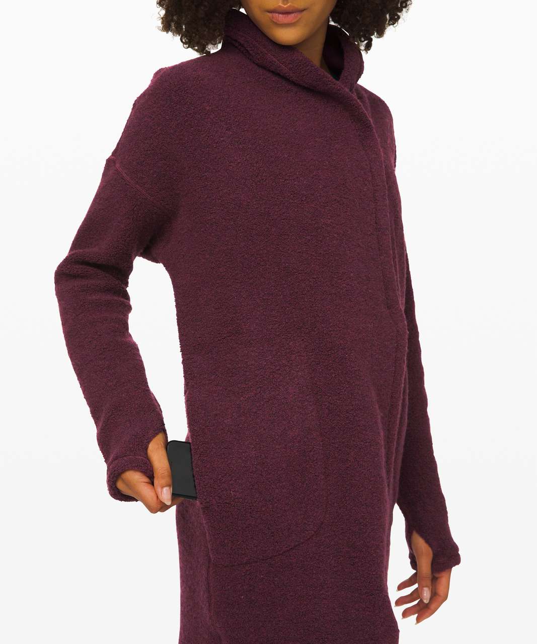 Lululemon Sincerely Sherpa Wrap - Heathered Arctic Plum