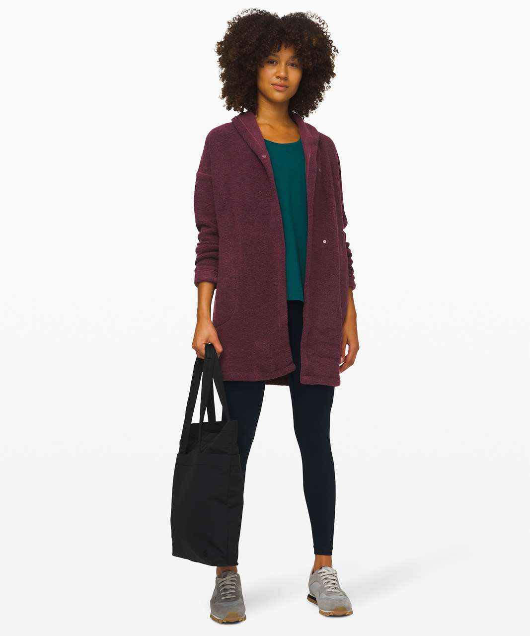 Lululemon Sincerely Sherpa Wrap - Heathered Arctic Plum