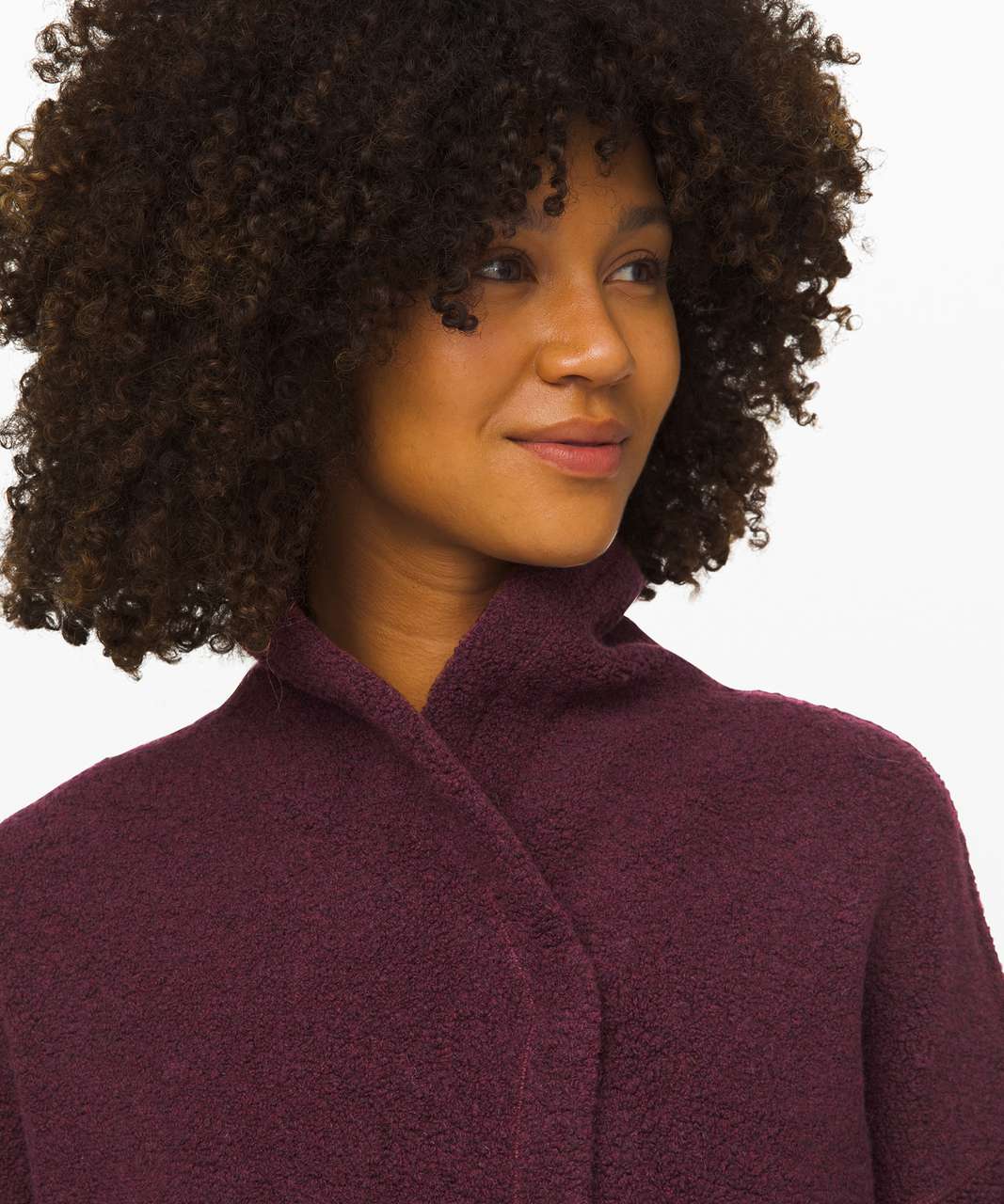 Lululemon Sincerely Sherpa Wrap - Heathered Arctic Plum