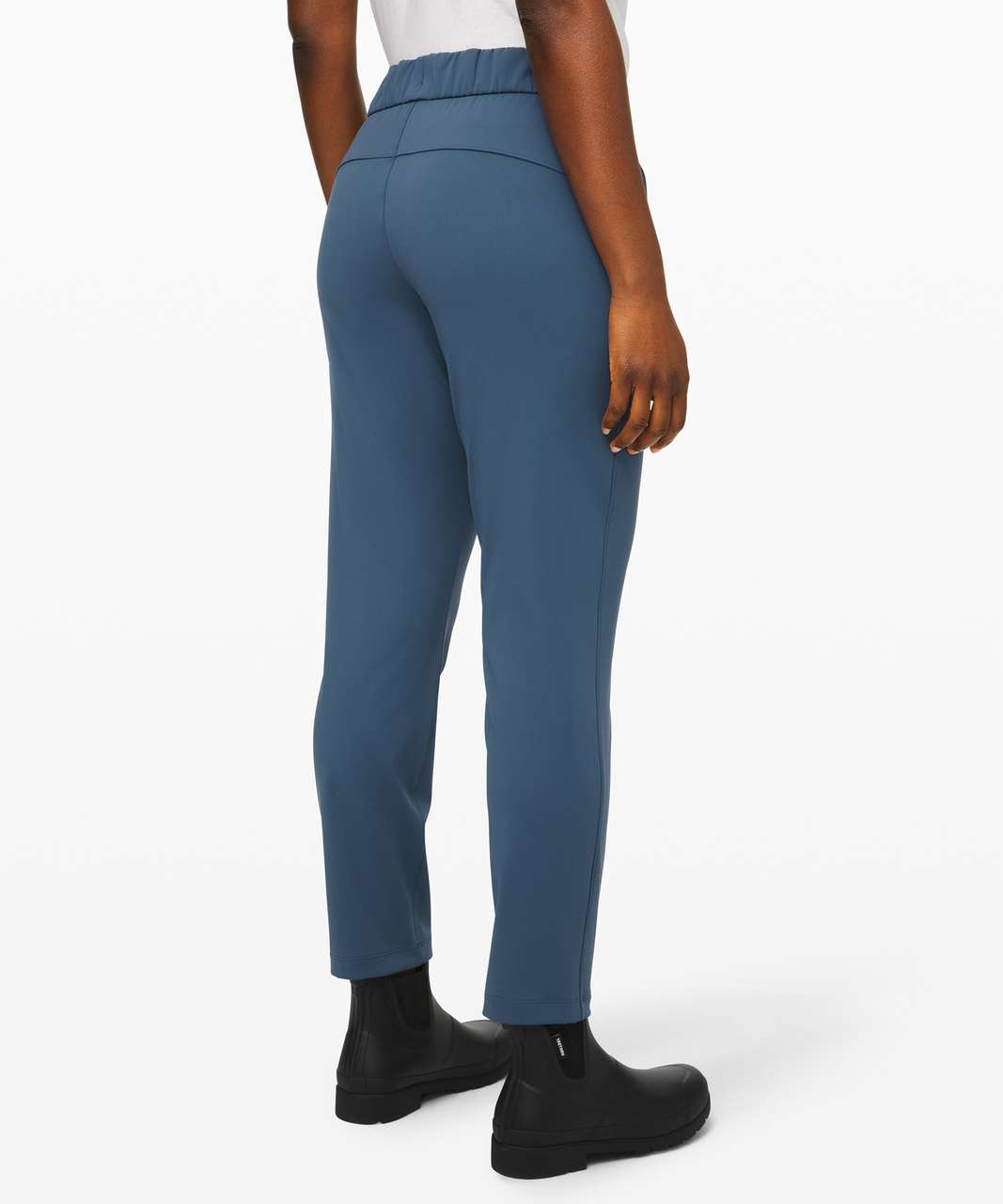 Lululemon On the Fly 7/8 Pant - Petrol Blue - lulu fanatics