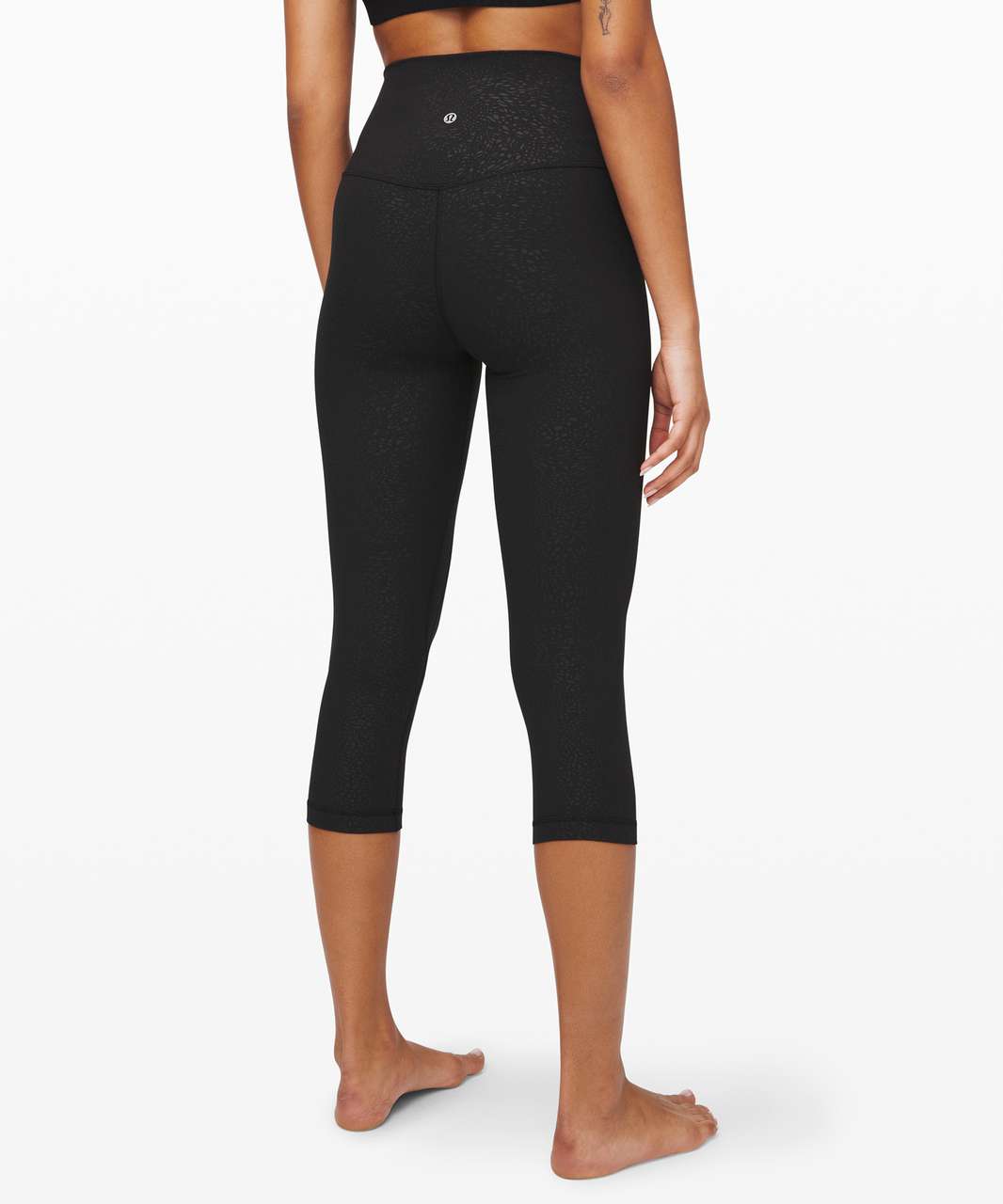 Lululemon Align Crop 21 *Love Knot - Black - lulu fanatics