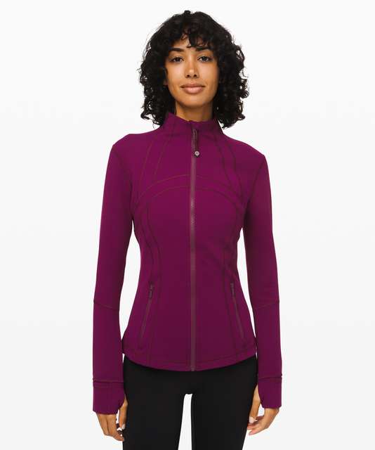 Lululemon Define Jacket *Brushed - Deep Zinfandel - lulu fanatics