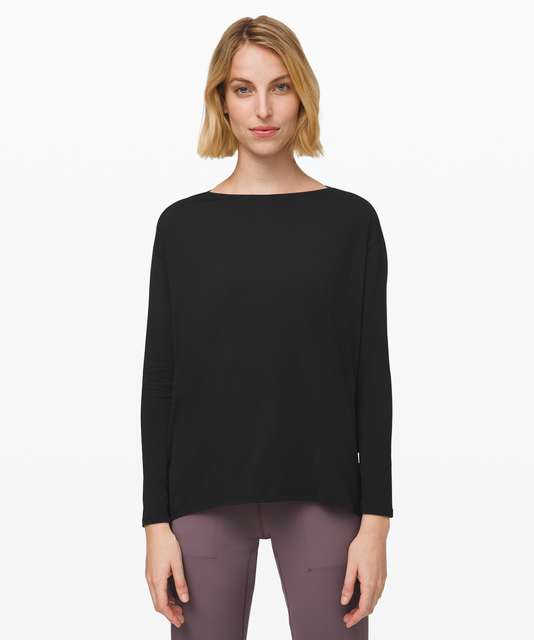 Lululemon Back in Action Long Sleeve *Rulu - White - lulu fanatics