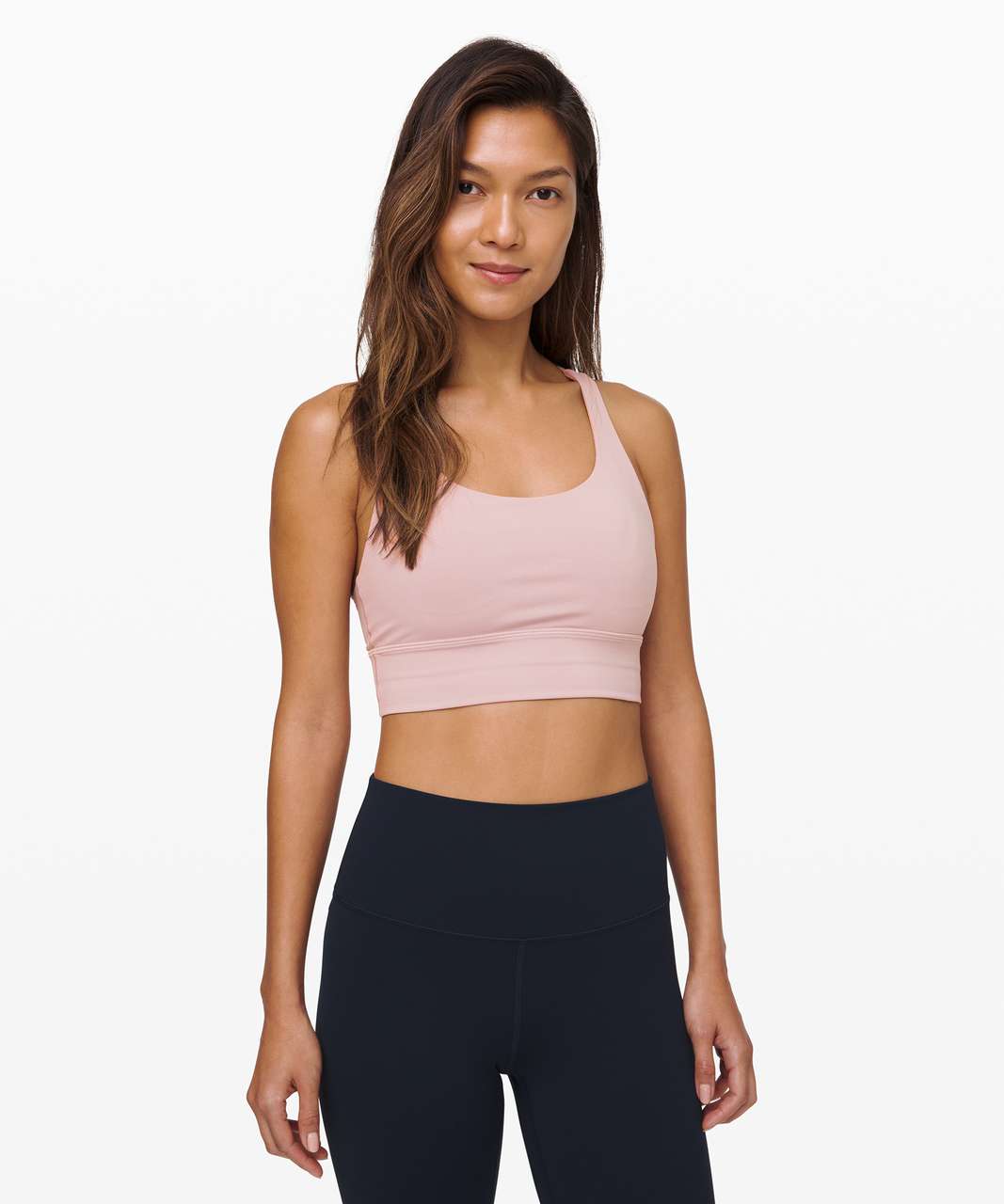 Lululemon Energy Bra *Long Line - Smoky Blush