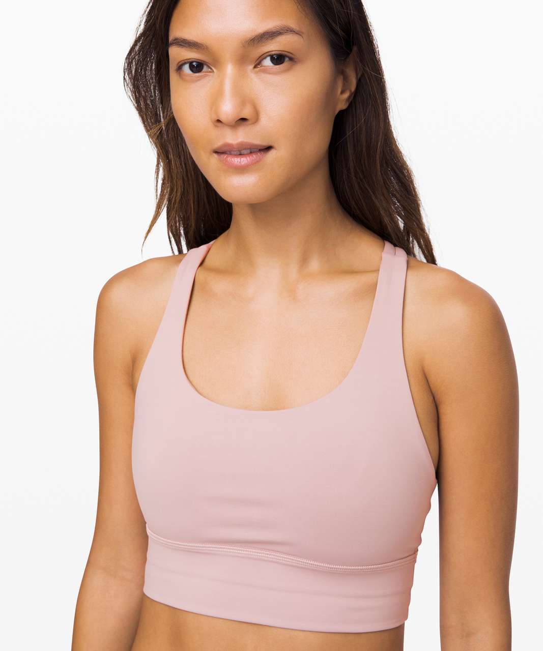 Lululemon Energy Bra *Long Line - Smoky Blush - lulu fanatics