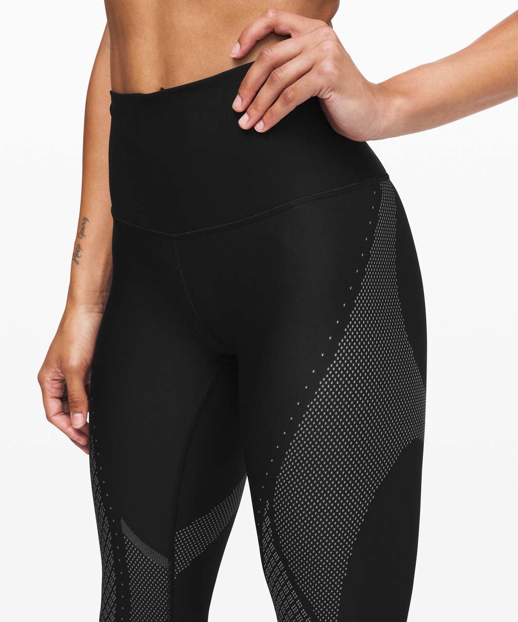 Lululemon Mapped Out High-Rise Tight 28 - Black / Glacier Grey