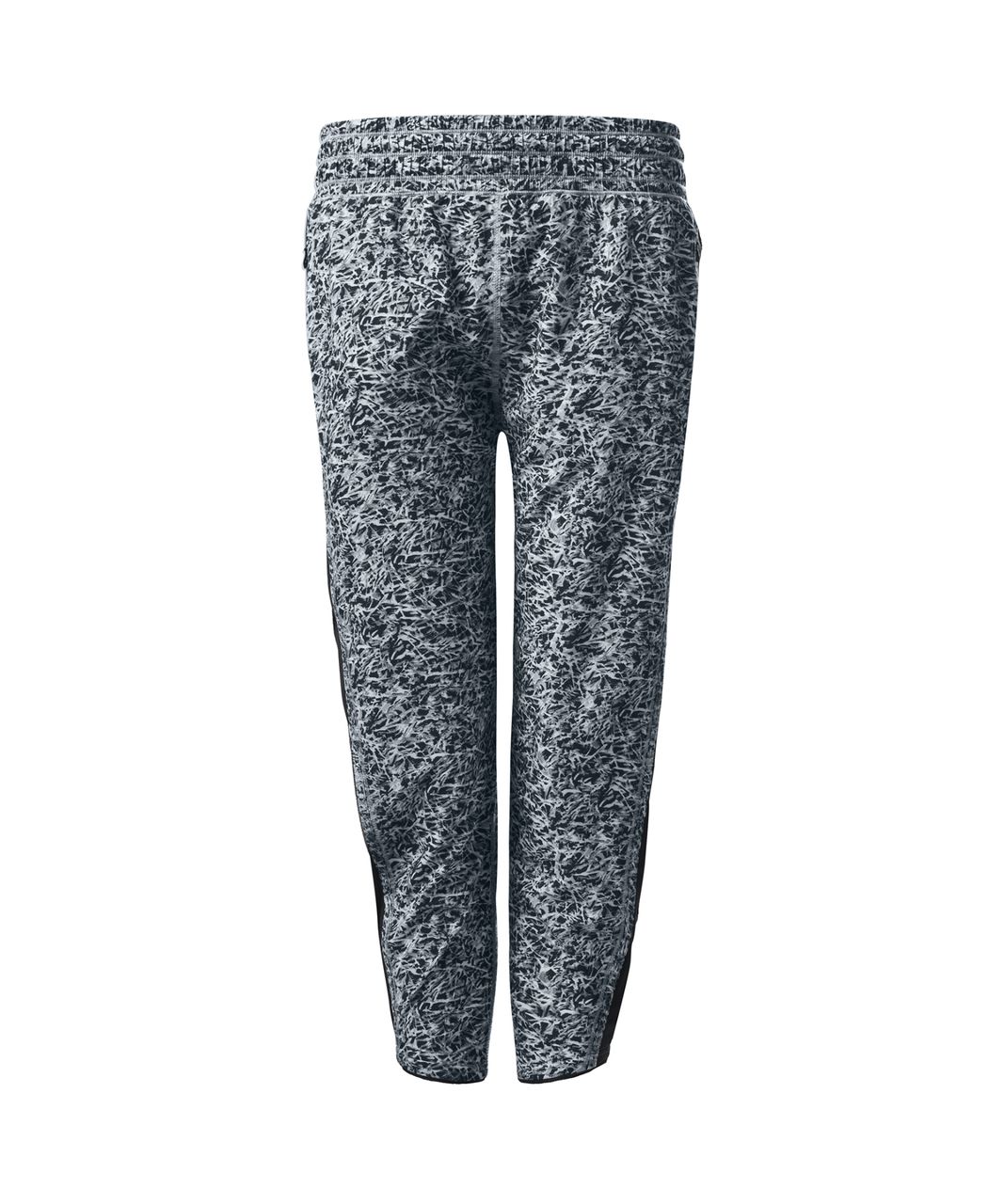 Lululemon For Love Crop - Mini Ripple White Seal Grey / Black