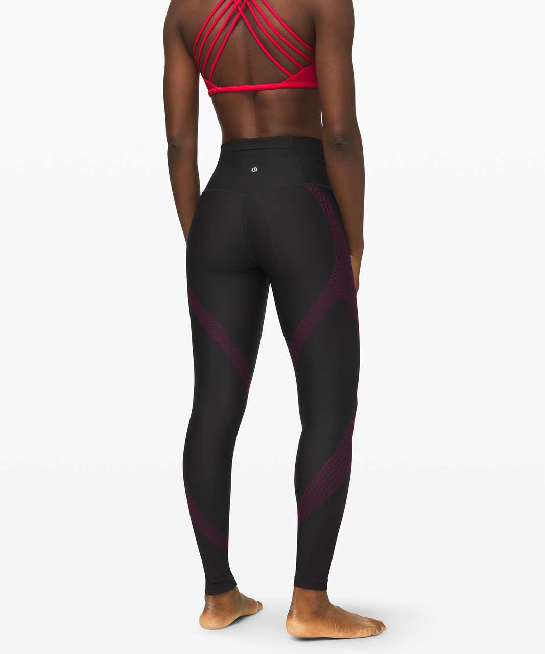 Lululemon Mapped Out High-Rise Tight 28 - Black / Marvel - lulu