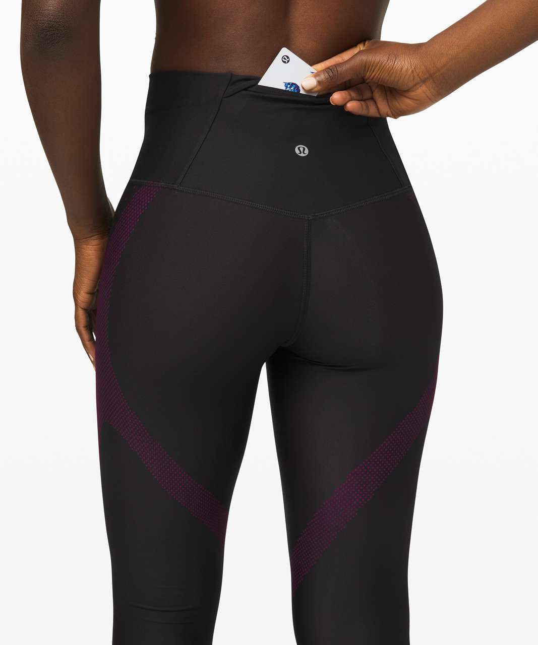 Lululemon Mapped Out High-Rise Tight 28" - Black / Marvel