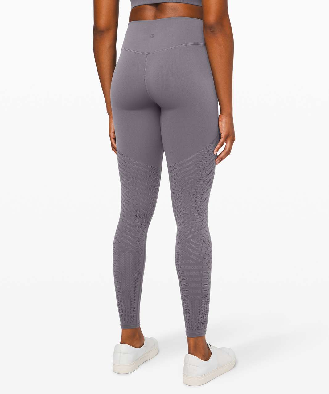 Lululemon Reveal Tight *Mesh Stripes - Titanium