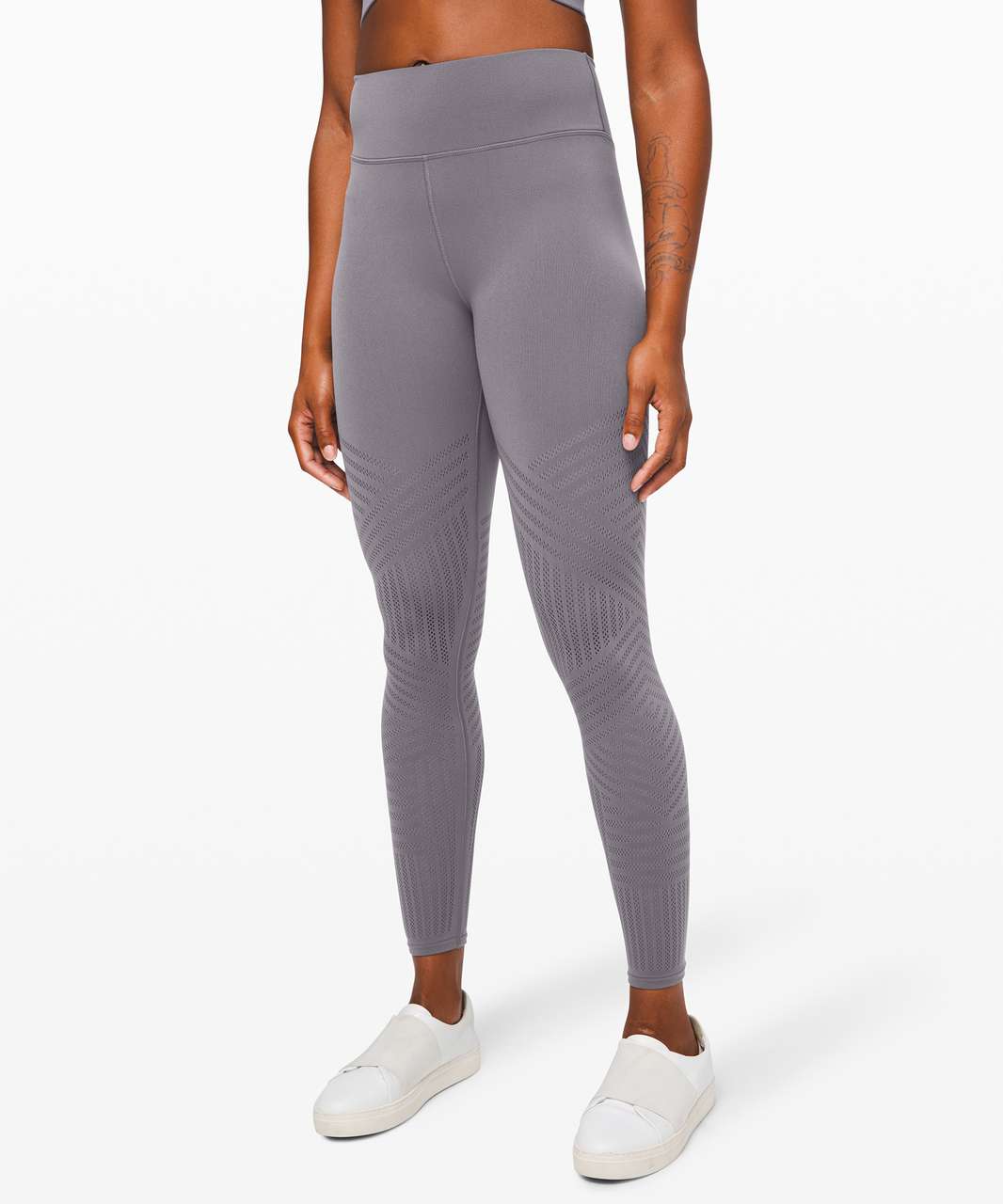 Lululemon Reveal 7/8 Tight (Posy 25) - Black - lulu fanatics