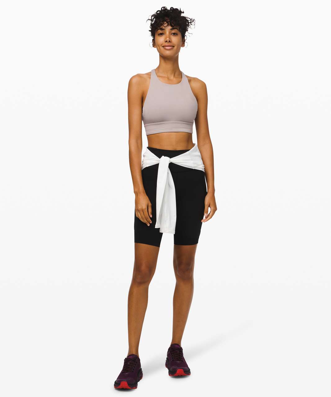 Lululemon Ride and Reflect Bra - Dark Chrome