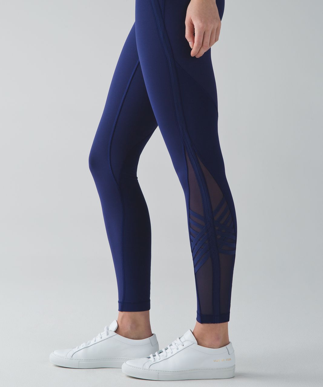 Lululemon Womens Tight Stuff Tight II Chirasu Black White Luxtreme